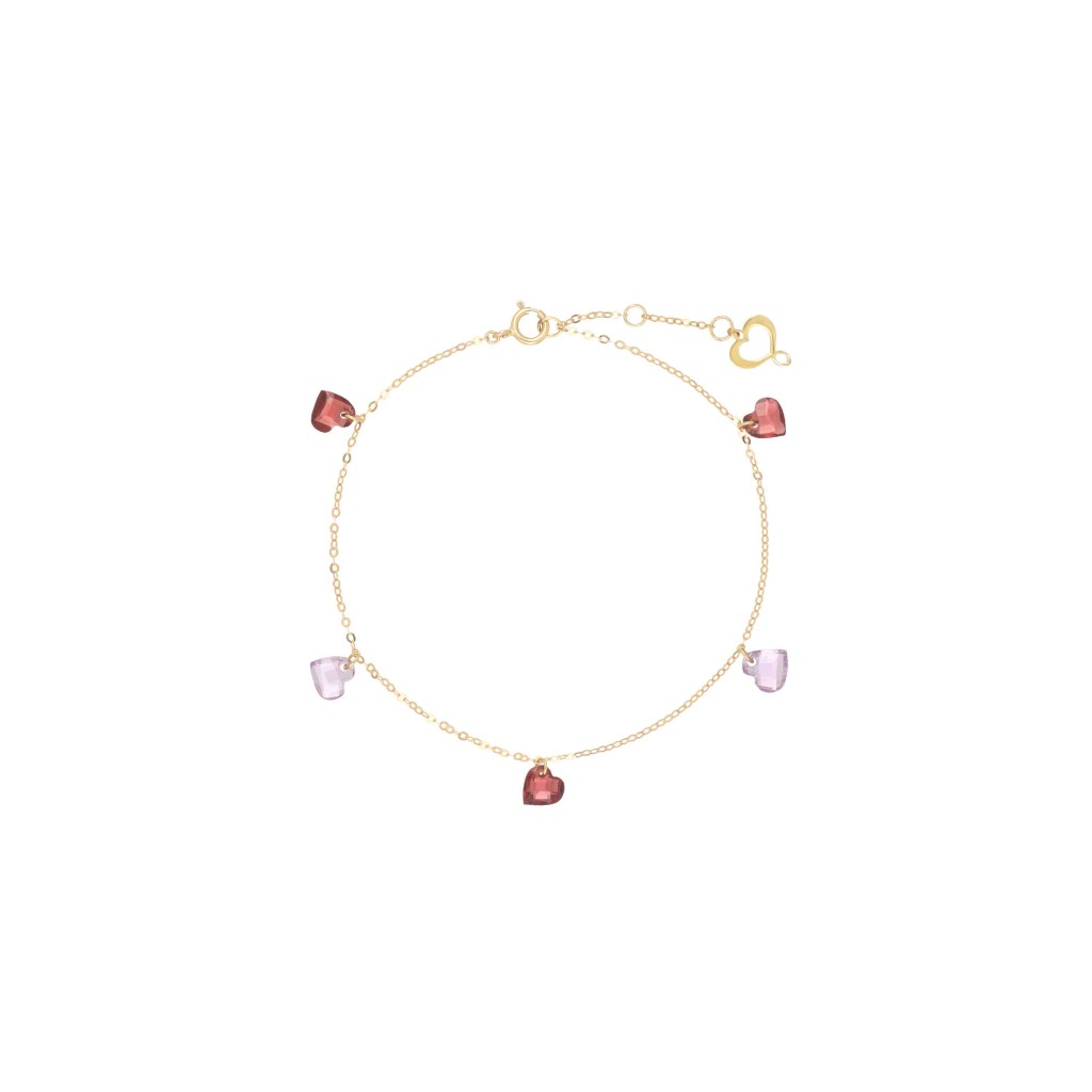 Bracciale Maman et Sophie BRCUN3G2A Cuore Nudo Oro giallo 18kt - MAMAN ET SOPHIE