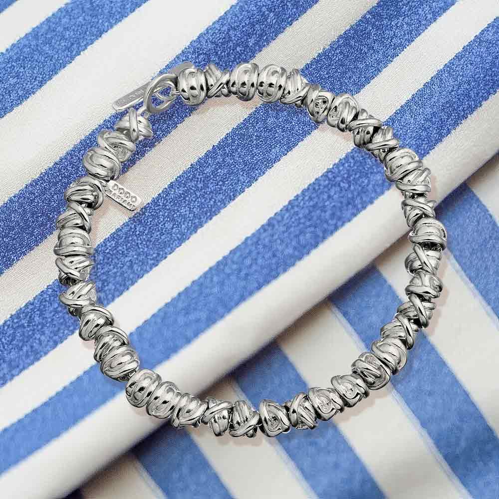  Bracciale Nodini Dodo Mariani BR100 argento 21cm - DODO MARIANI
