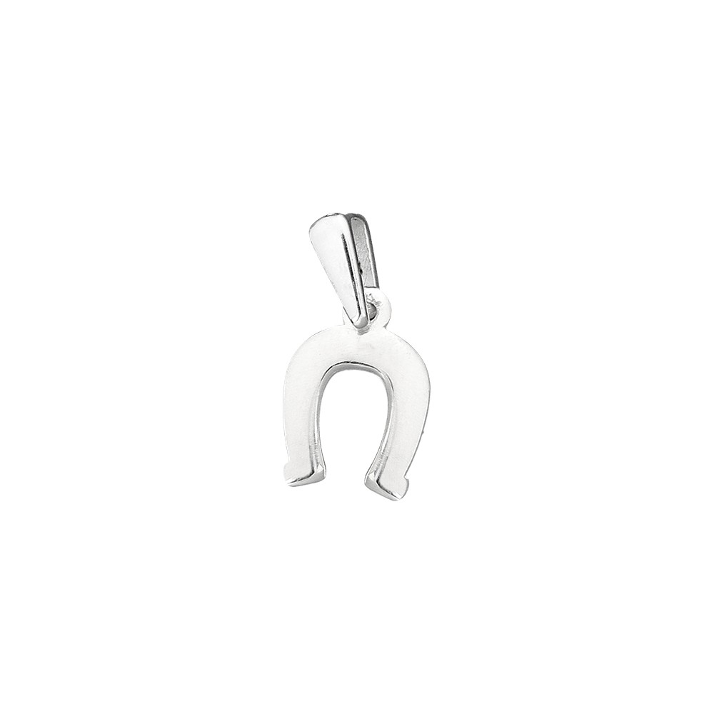 Ciondolo in argento a forma di ferro di cavallo
