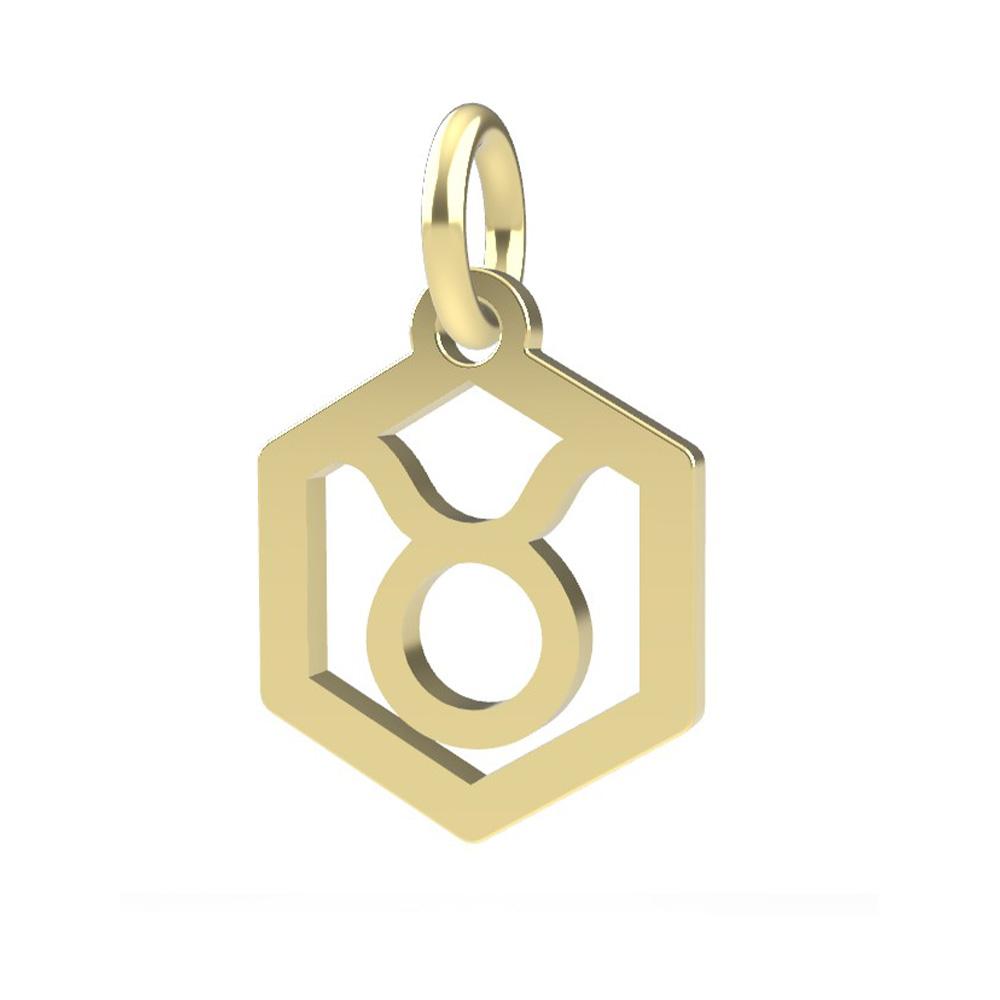 Ciondolo segno zodiacale Toro oro giallo 18kt Dedie - DEDIE