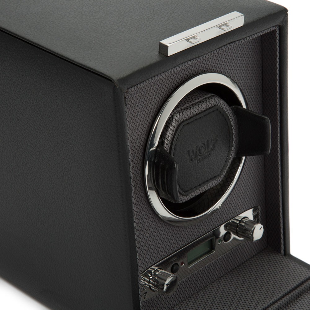  Wolf Single Watch Winder - Black - WOLF