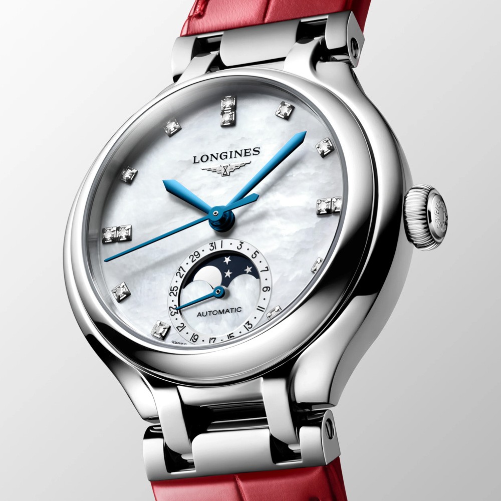 Longines PrimaLuna Moonphase L8.126.4.87.2 Automatico 34 mm - LONGINES