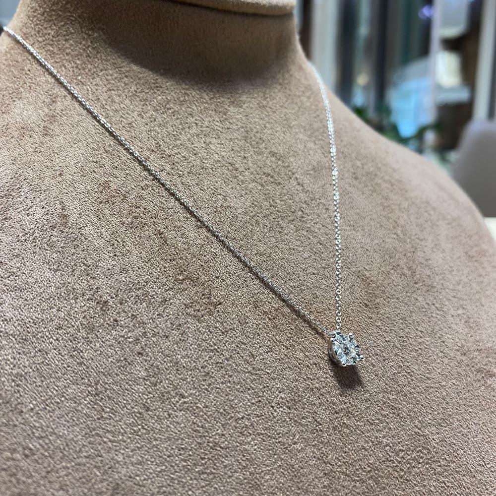  Necklace multistone solitaire diamonds 0,25 ct Mirco Visconti - MIRCO VISCONTI