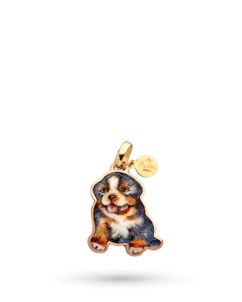 Ciondolo Gabriella Rivalta Cane Bernese rame oro - GABRIELLA RIVALTA