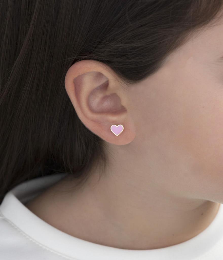 Teenie-Weenie Orecchini Da Bambina In Argento 925 – A Forma Di Pesce Rosso, Diametro 7mm, Ipoallergenici E Senza Nichel, Regalo Perfetto