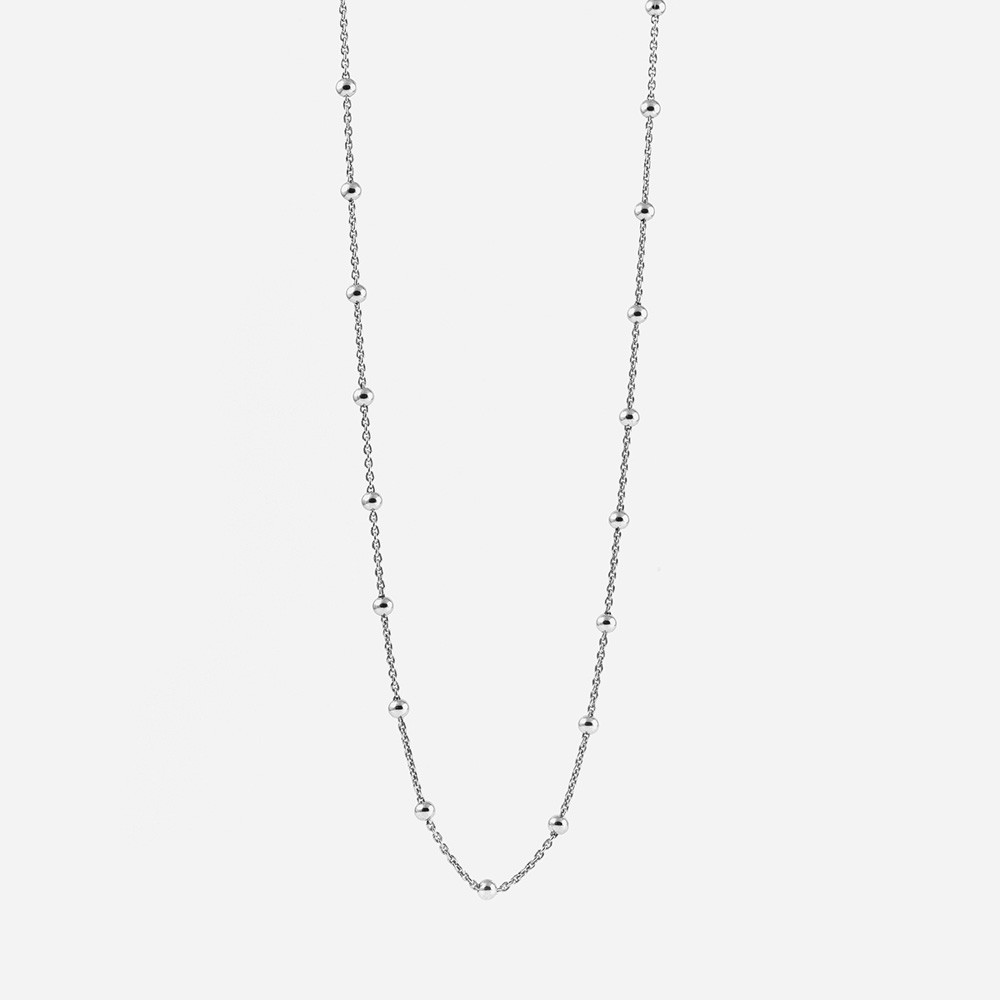 Collana rosario in argento 925 con sferette