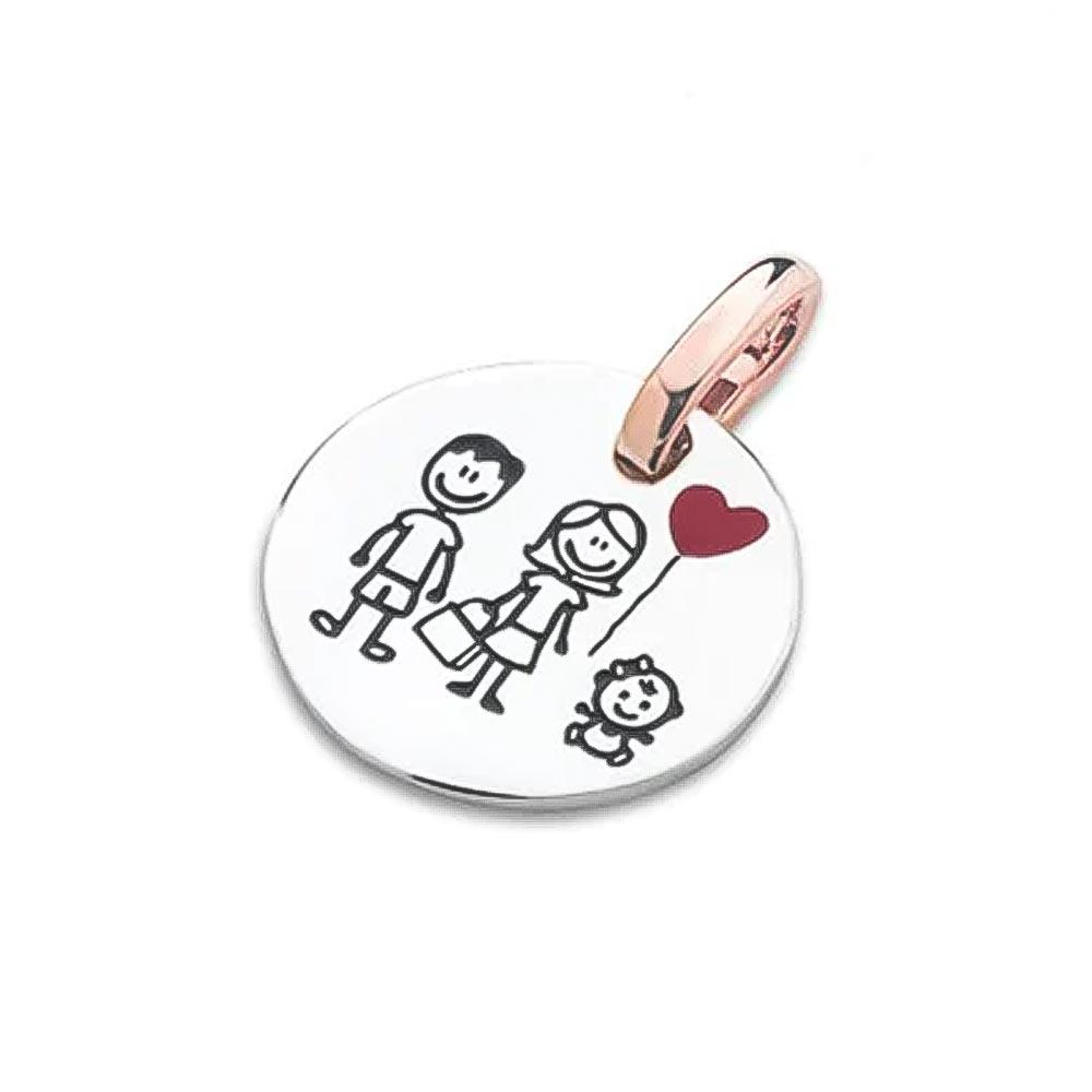 Ciondolo Family in argento 925 Marcello Pane CLIT 052 - MARCELLO PANE