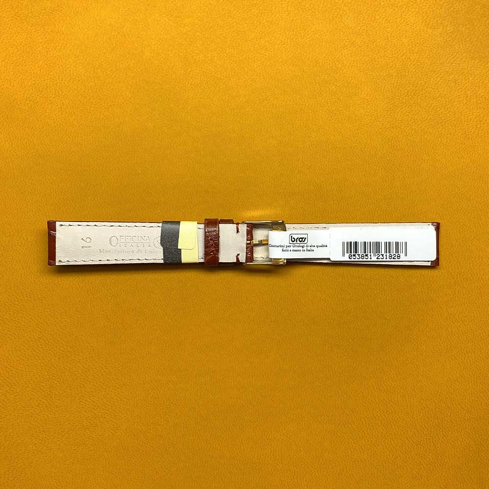 Cinturino alligatore gold semimbottito 16-14mm - BROS