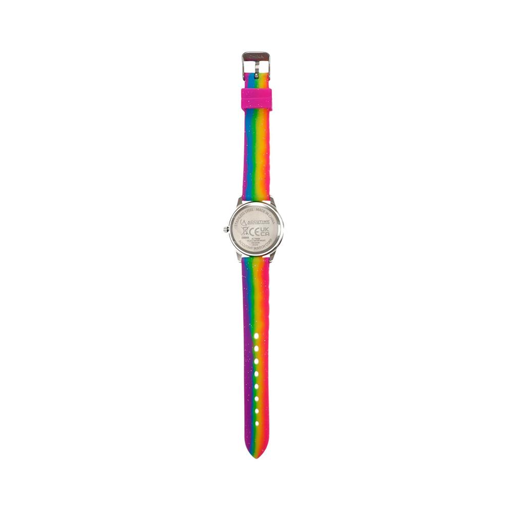  Children's watch Disney Time Teacher Unicorn Rainbow Glitter ACT9008 - DISNEY