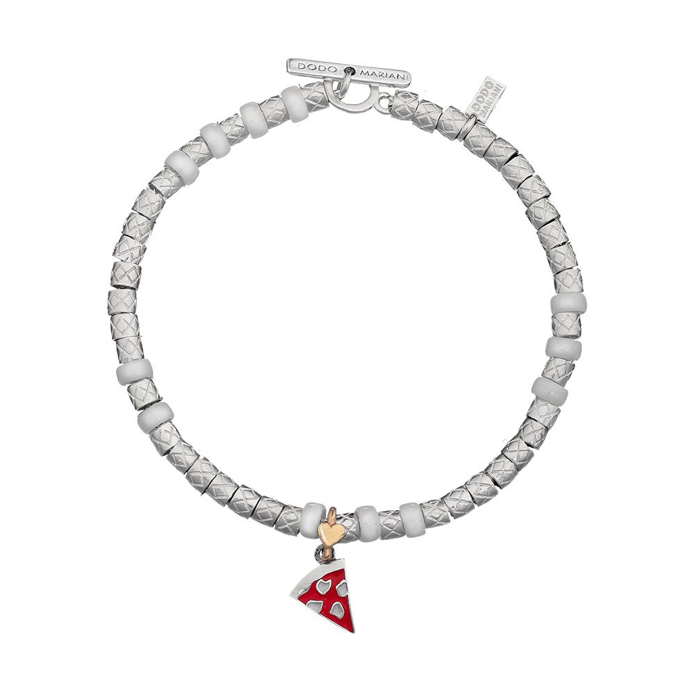 Bracciale ciondolo Pizza Dodo Mariani in argento 925 - DODO MARIANI