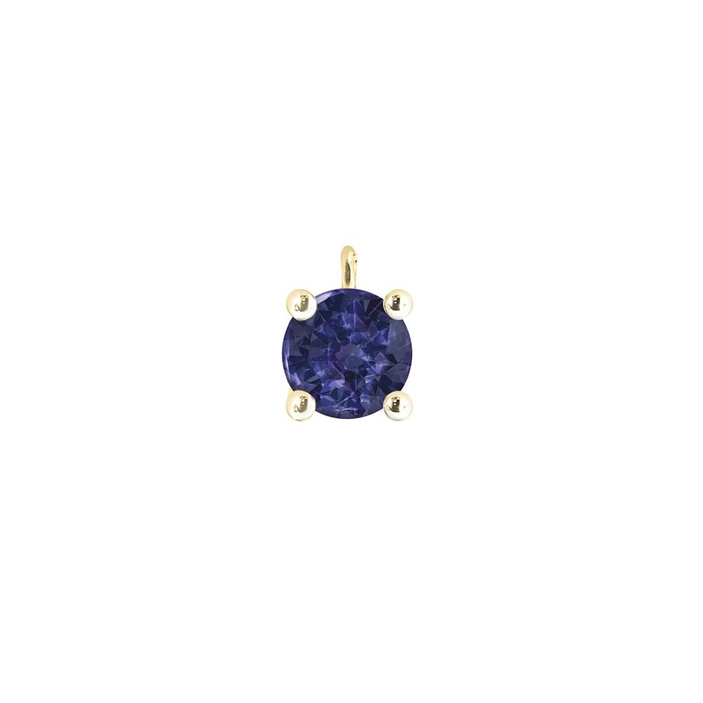 CIondolo Zaffiro blu oro giallo 18kt Dedie - DEDIE