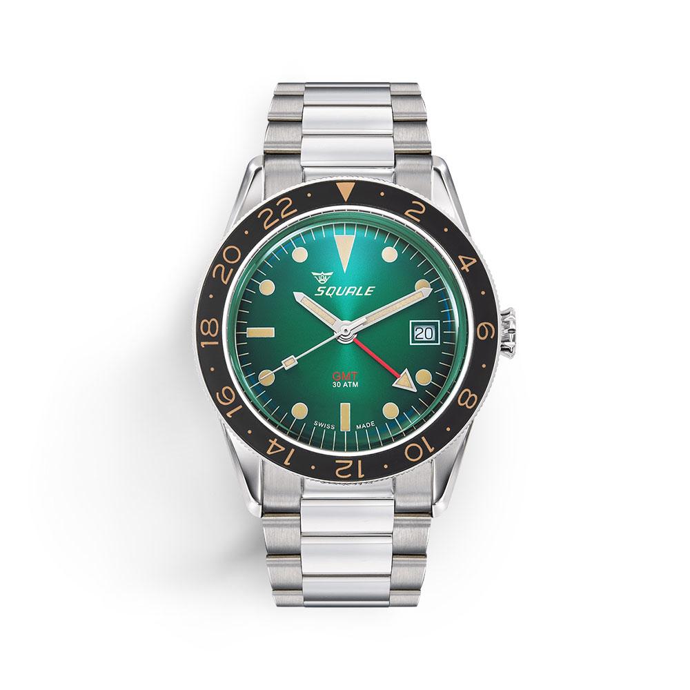 Squale Sub-39 GMT Vintage Green SUB-39GMGR.BR22 40,50 mm - SQUALE