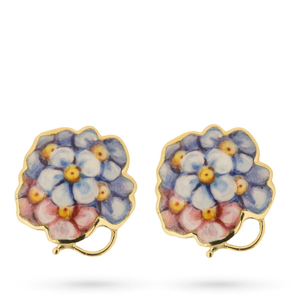 Orecchini Gabriella Rivalta Bouquet Non ti scordar di me - GABRIELLA RIVALTA