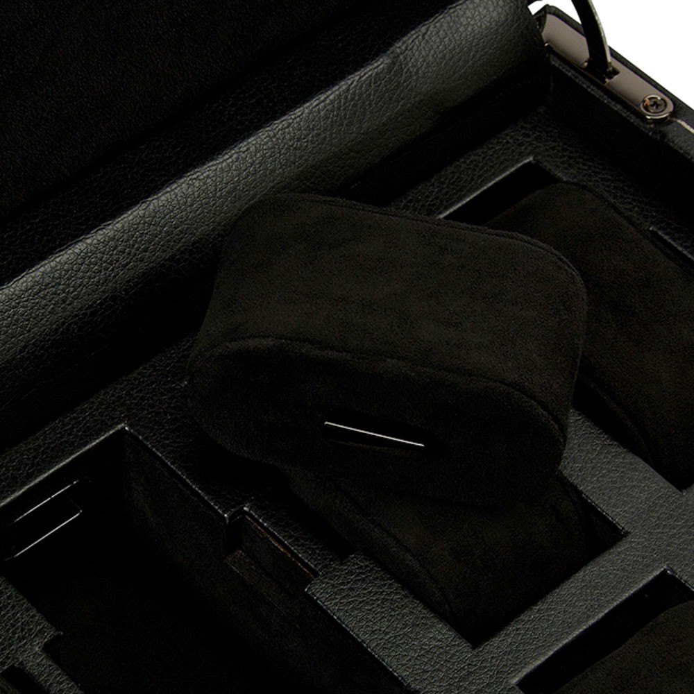  Scatola porta orologi da 10 pezzi - Nero - WOLF