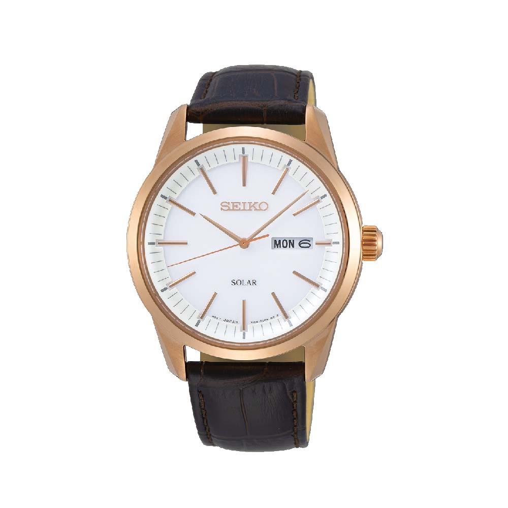 Seiko Classic SNE530P1 Solar quartz 40 mm - SEIKO