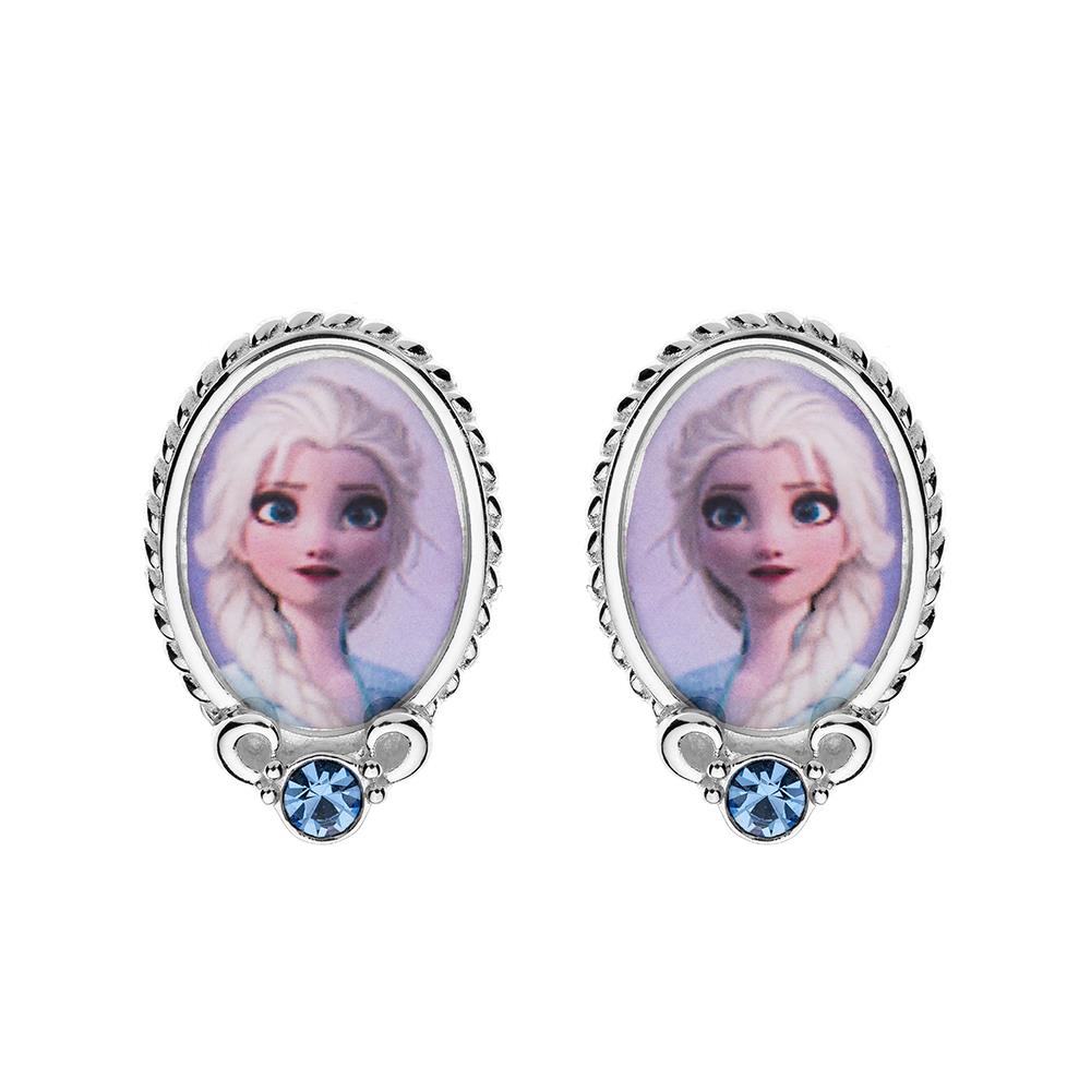 Orecchini bambina Disney Frozen Argento 925 Zircone colorato - DISNEY