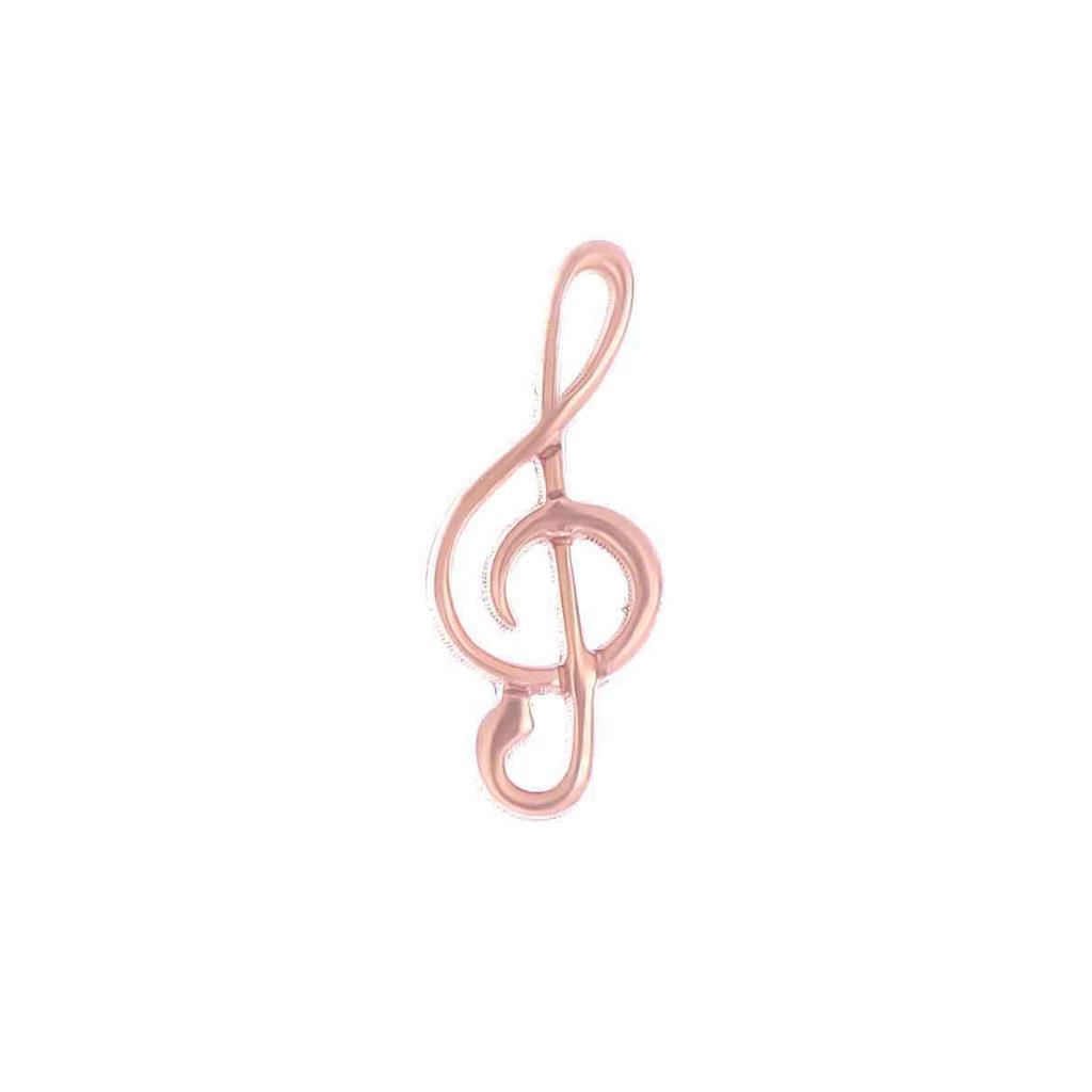 Maman et Sophie pink violin key lobe earring ORVIO4CHRO - MAMAN ET SOPHIE