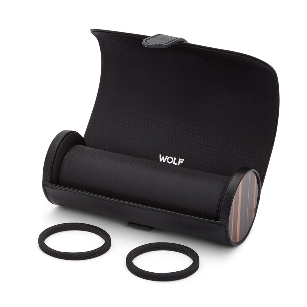  Rotolo triplo per orologi - Nero - WOLF