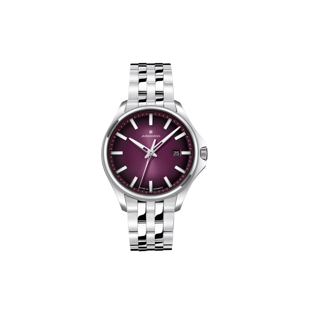 Junghans Meister S Quarz 35 47-4532.44 Viola 32,7 mm - JUNGHANS