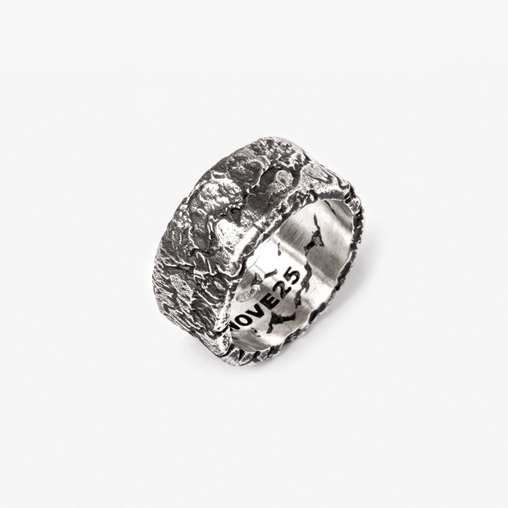  Nove25 burnished silver material band - NOVE25