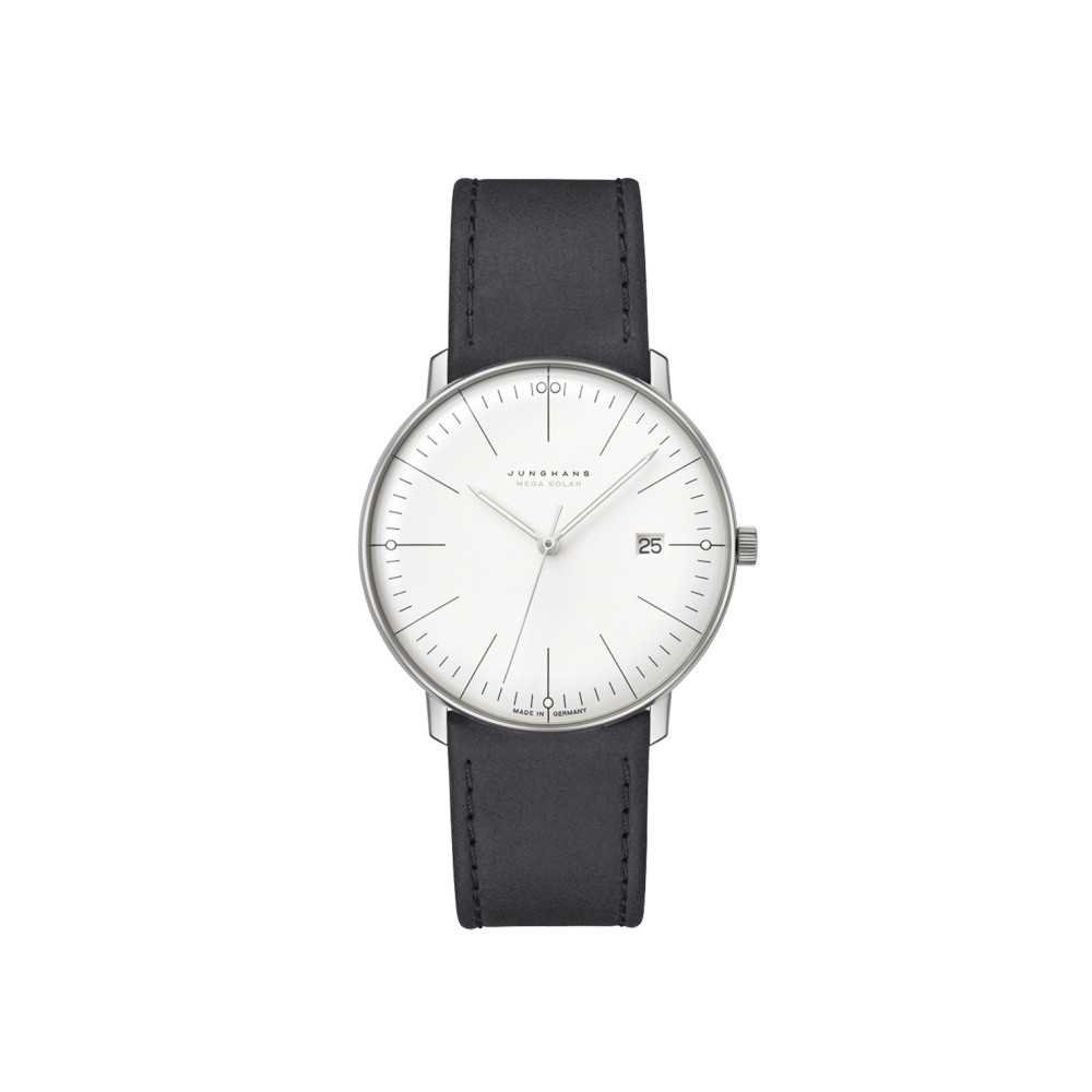 Junghans max bill MEGA Solar 59-2020.02 Bianco 32,7 mm - JUNGHANS