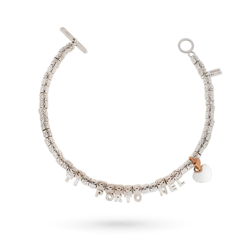 Bracciale Dodo Mariani Pigne small 18cm Ti porto nel Cuore - DODO MARIANI