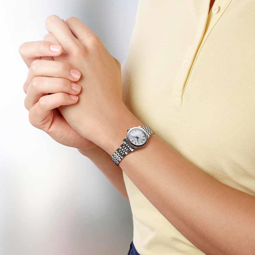  Longines Record L2.320.4.11.6 Automatico 26 mm - LONGINES