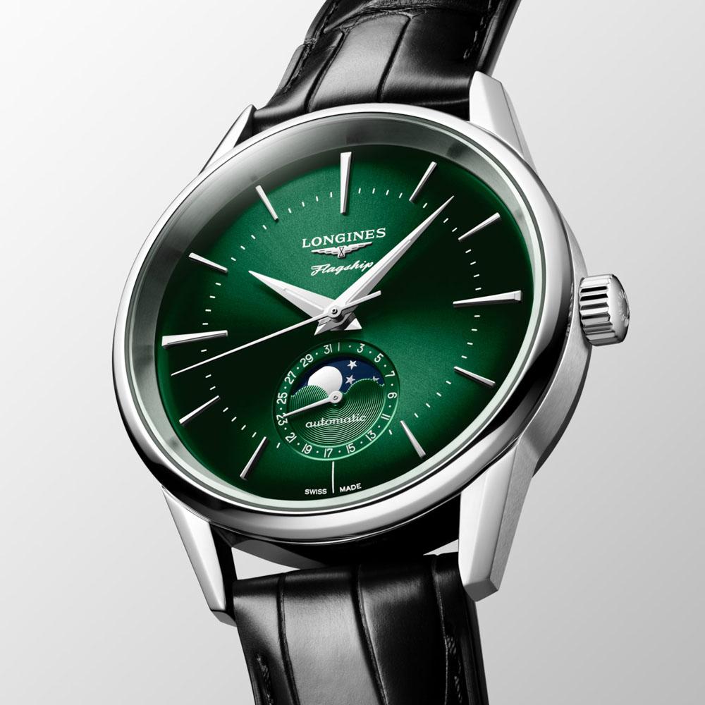  Longines Flagship L4.815.4.02.2 Moonphase 38.50 mm - LONGINES