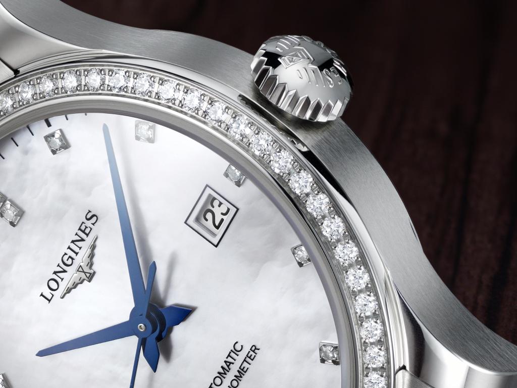  Longines Record L2.321.0.87.6 Automatico 30 mm - LONGINES