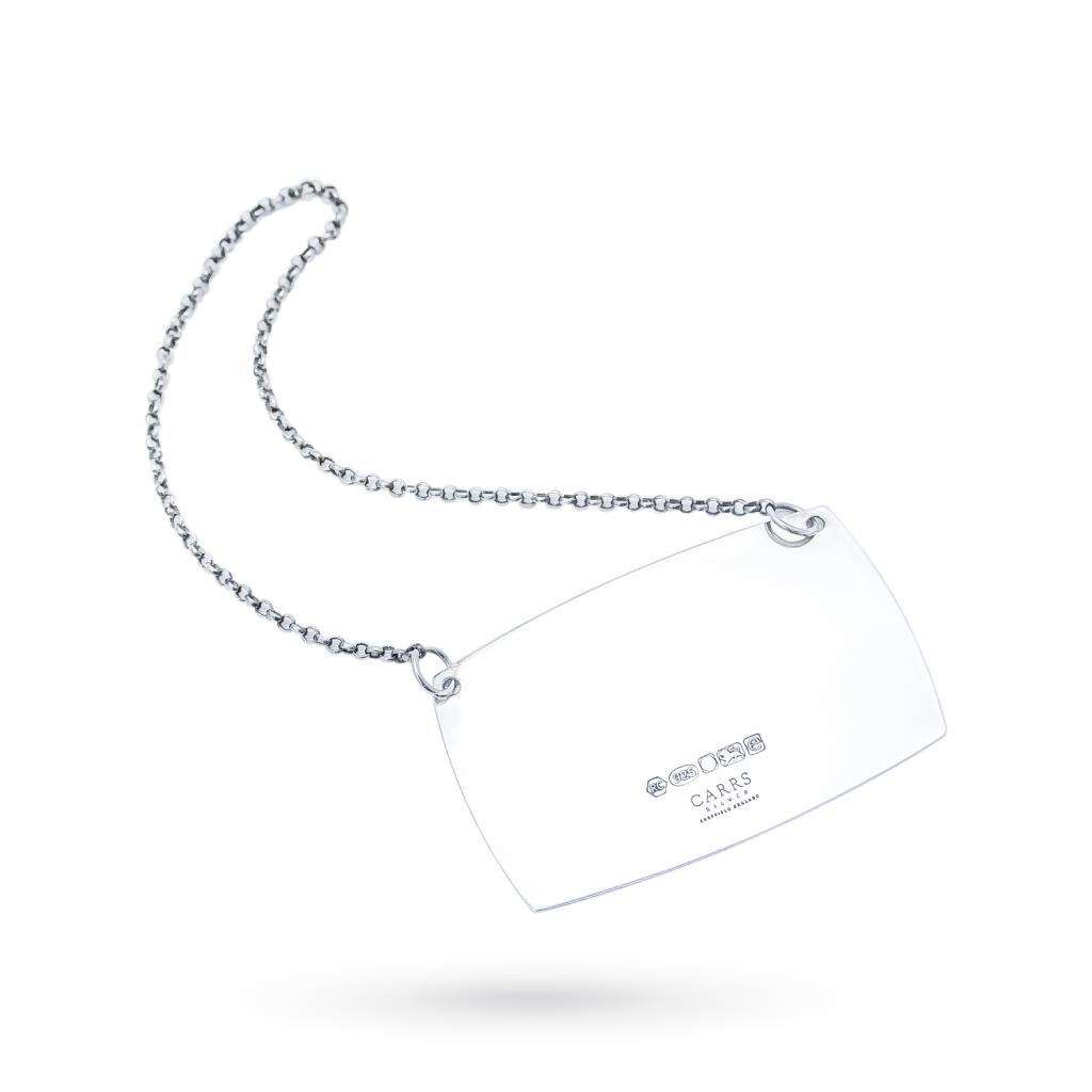 Targhetta per bottiglie argento 925  - CARRS