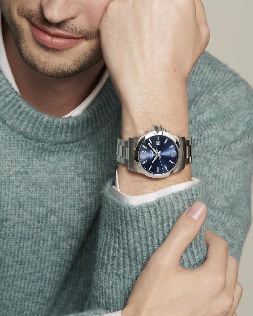  Longines Conquest L3.760.4.96.6 Al Quarzo 43 mm - LONGINES