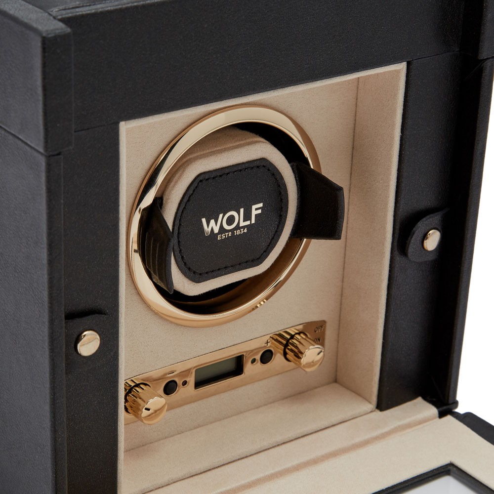  Rotore singolo per orologi con contenitore - Nero Antracite - WOLF