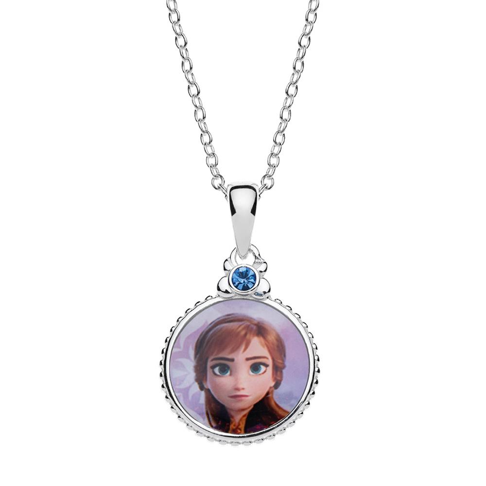 Collana per bambini Disney Frozen Argento 925 Zircone colorato - DISNEY