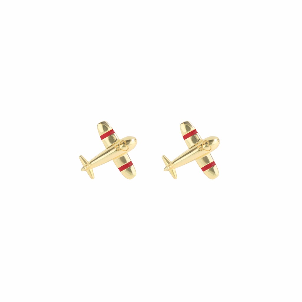Maman et Sophie ORVIA4AEGI Travel Earrings in 925 Silver Gold - MAMAN ET SOPHIE
