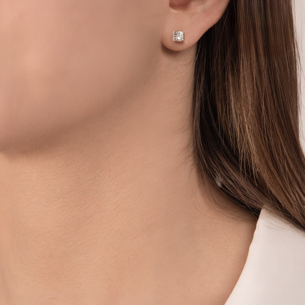  Orecchini punto luce 4 punte con diamanti ~0,36ct totali - MIRCO VISCONTI