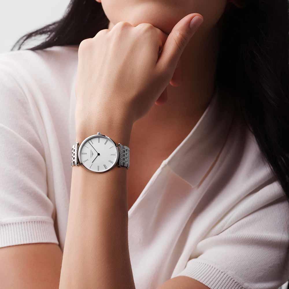  Longines La Grande Classique L4.866.4.11.6 Al Quarzo 38 mm - LONGINES