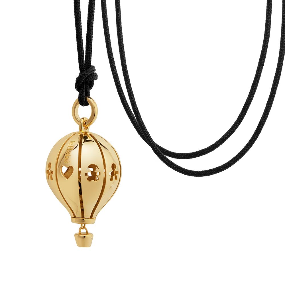  Ciondolo leBebe SNM052 SuonAmore Mongolfiera argento dorato - LE BEBE