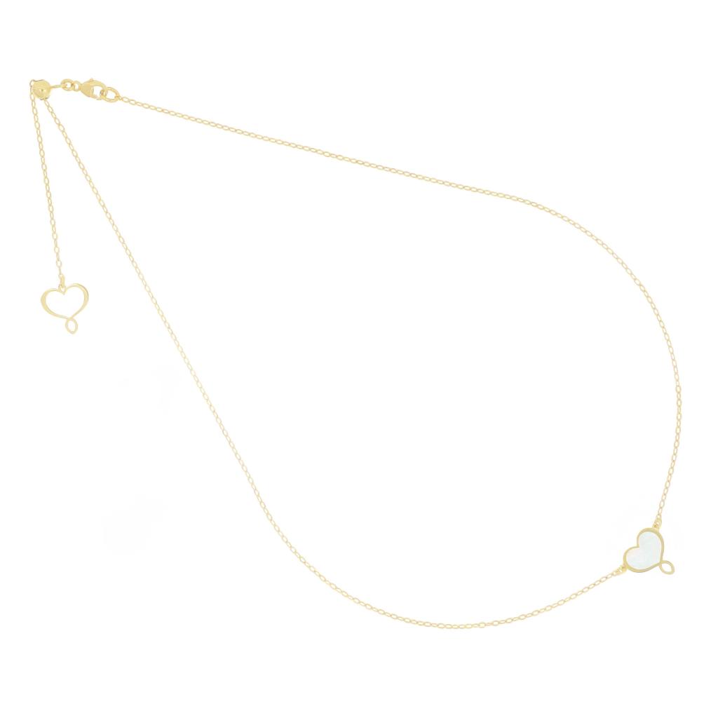 Girocollo cuore madreperla bianca Maman et Sophie GHMESMPB - MAMAN ET SOPHIE