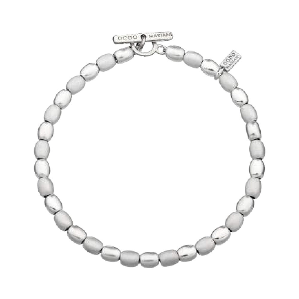 Bracciale Dodo Mariani Ovo Lucido Satinato argento - DODO MARIANI