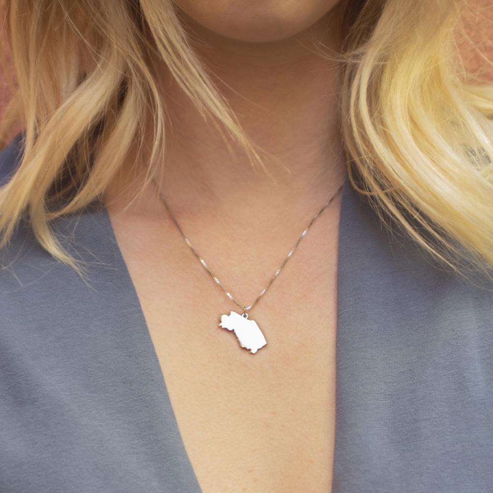  Ciondolo regione Marche in argento 925 - CICALA