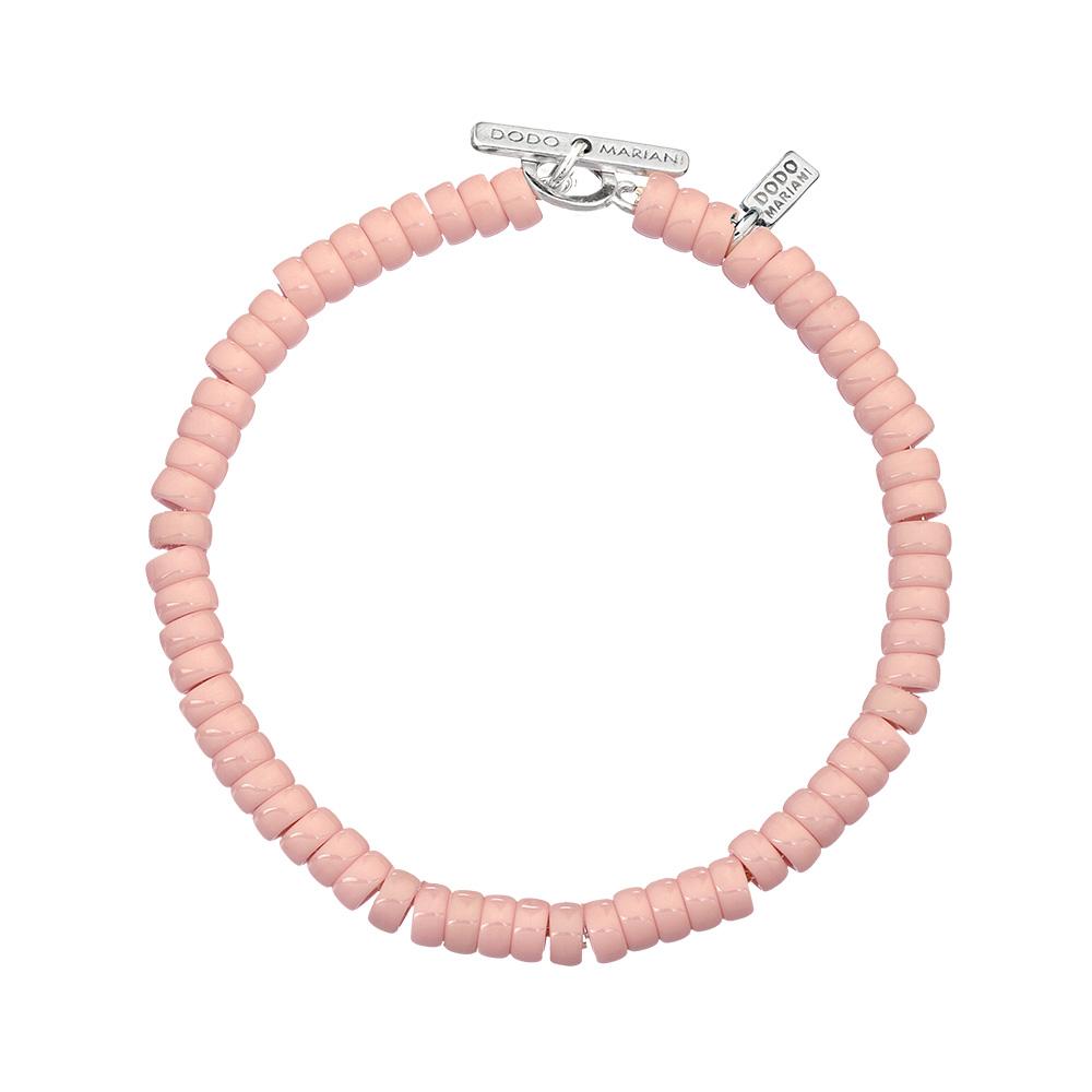 Bracciale Dodo Mariani Particelle Color Ceramica Rosa 18cm - DODO MARIANI