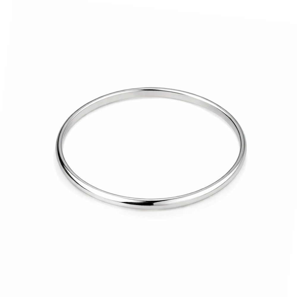 Fede sottile fermanello in oro bianco 18kt