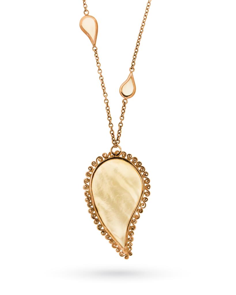 Necklace Adami & Martucci in silver and mother of pearl - 