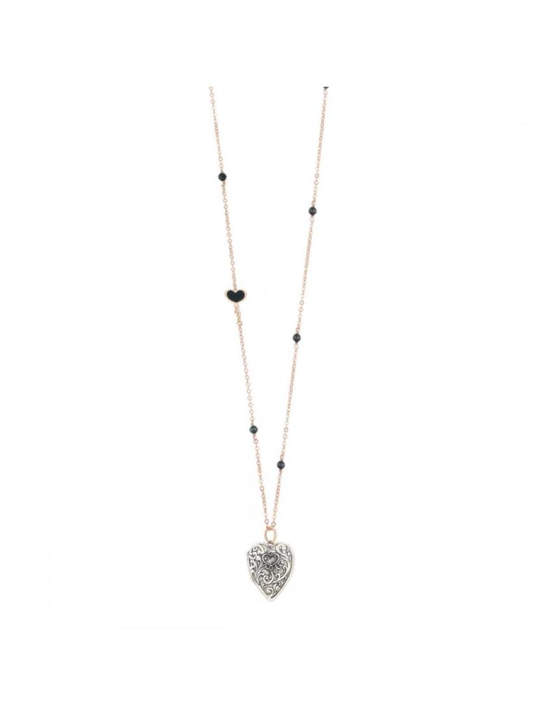 Maman et Sophie Victorian Heart Long Necklace PDVITSPIN - MAMAN ET SOPHIE