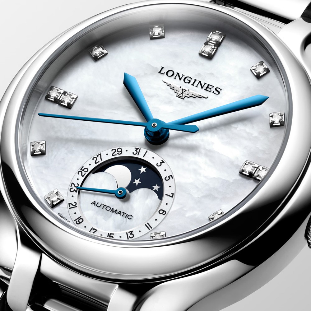  Longines PrimaLuna Moonphase L8.126.4.87.6 Automatico 34 mm - LONGINES