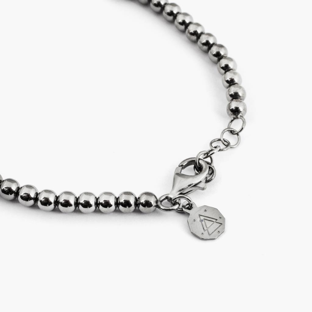  400 spheres bracelet in polished nine25 silver - NOVE25