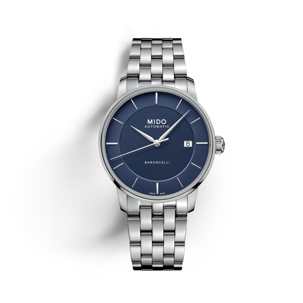 Mido Baroncelli Signature Gent blue 39mm watch - MIDO