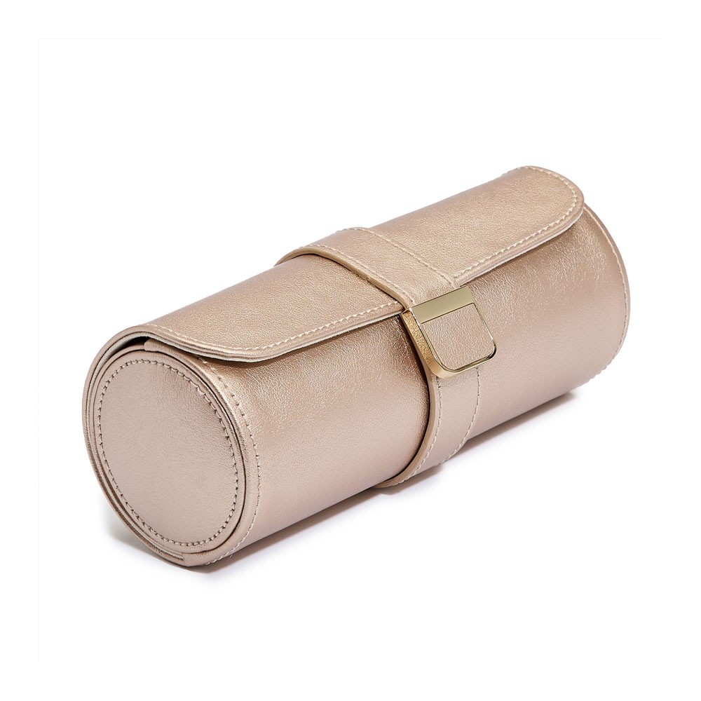 Rotolo doppio per orologi con custodia per gioielli - Oro rosa - WOLF