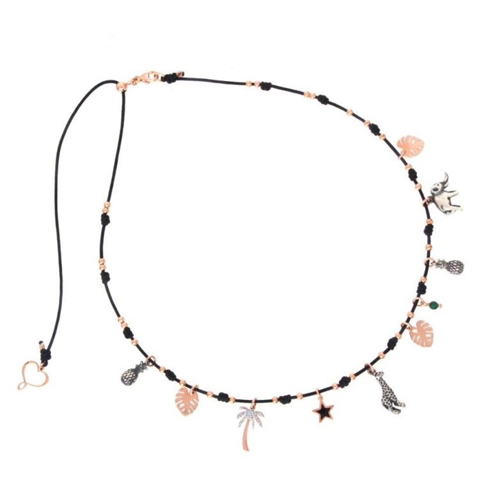 girocollo ciondoli pendenti collezione mia africa