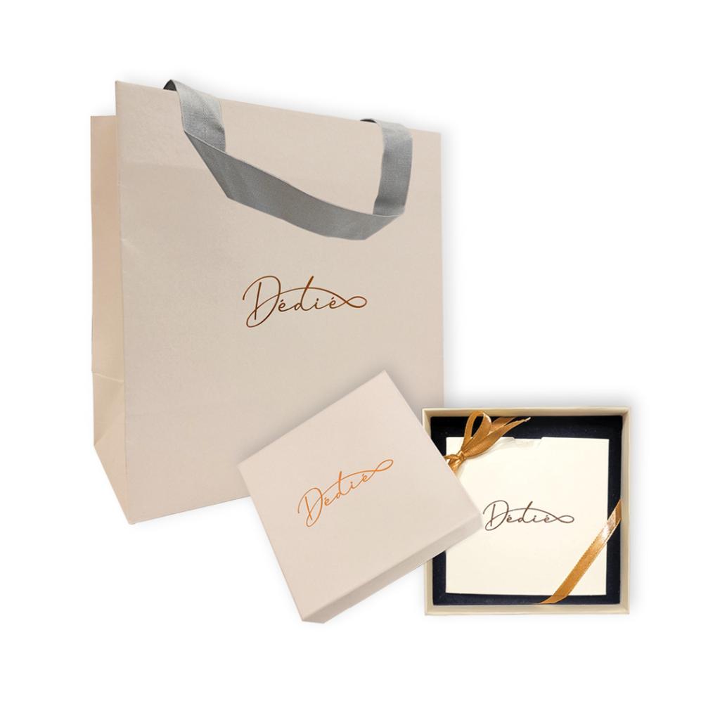 18kt yellow gold Letter J pendant Dedie - DEDIE